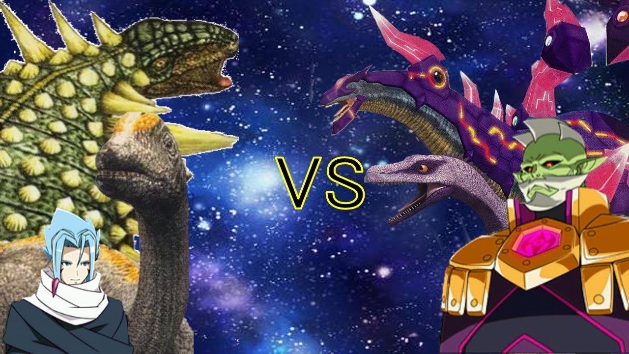 恐竜キング 】サウロペルタ&カマラサウルス 決戦！！首領ジャーク