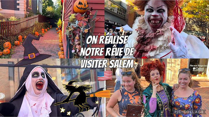 On réalise notre rêve de visiter Salem🇺🇸-La ville des sorcières🧹 pour l’Halloween🎃