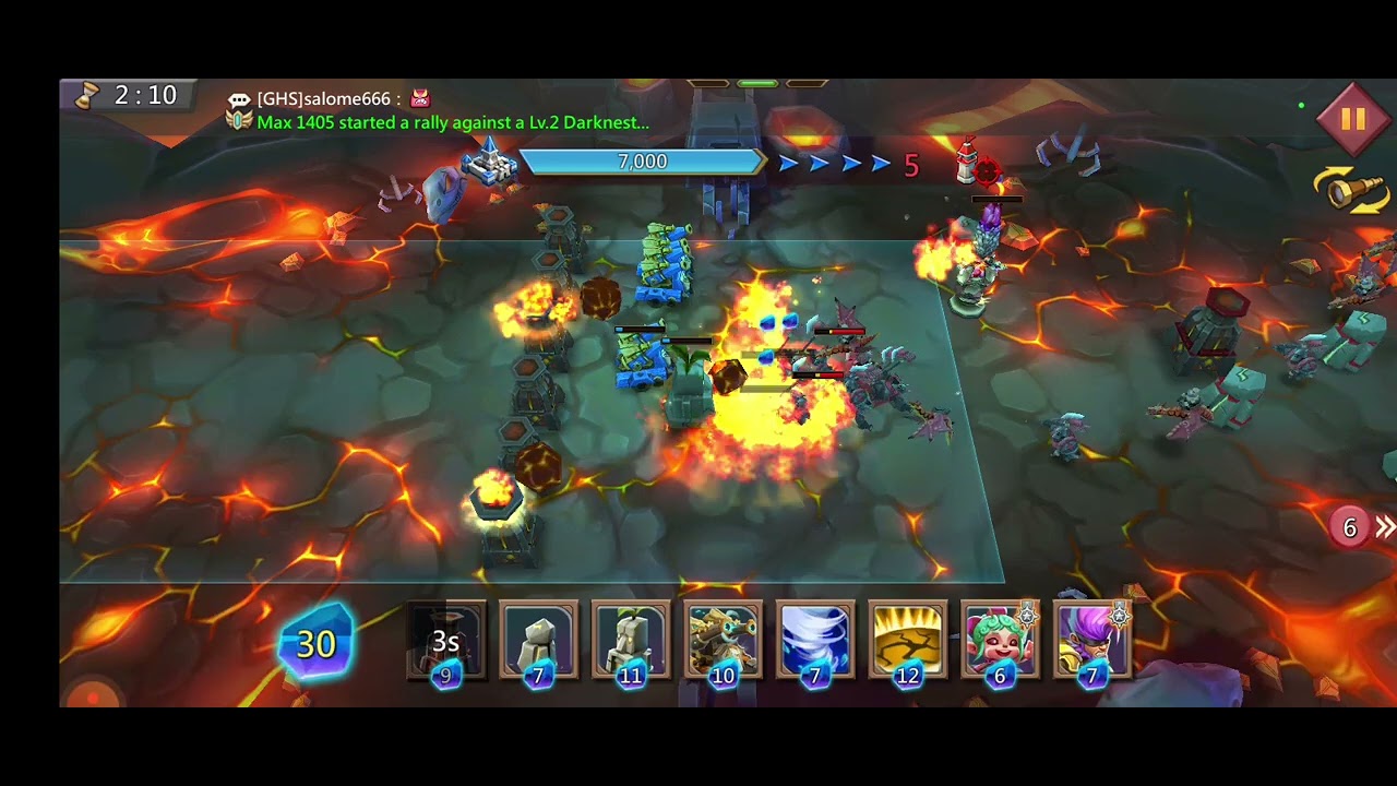 lords mobile chapter 11 stage 6 easy strategy