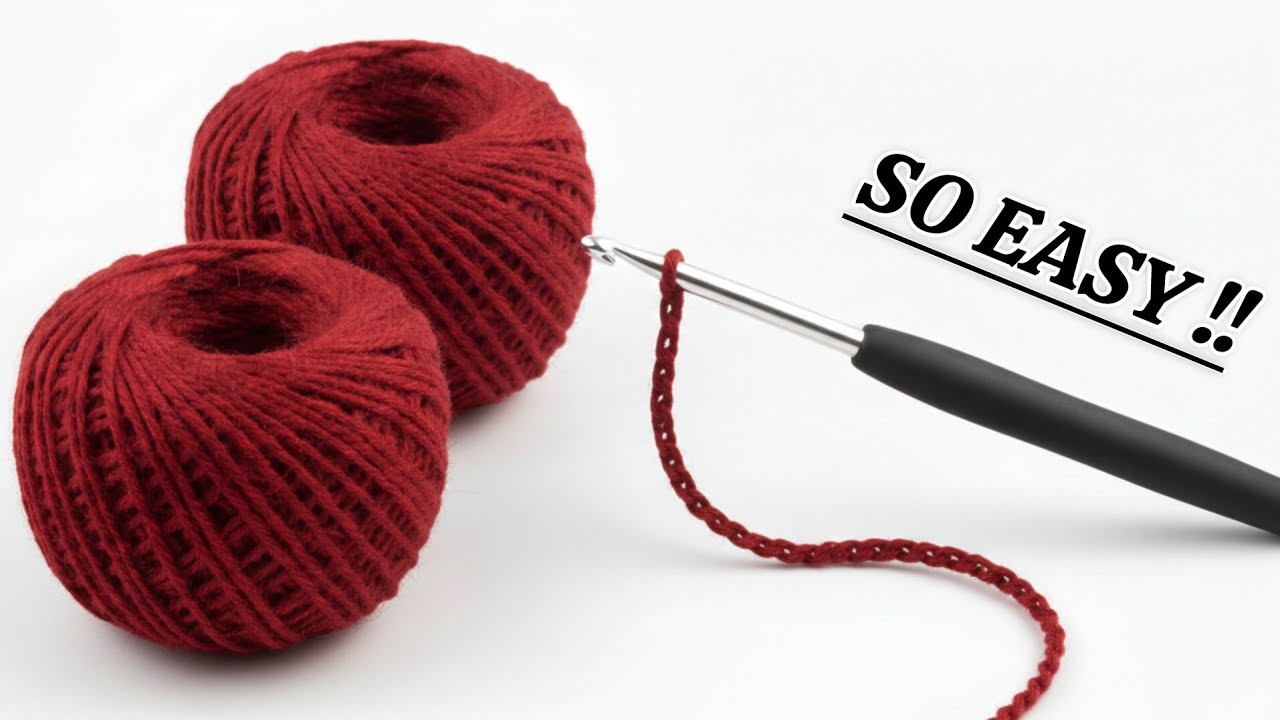 The cutest crochet pattern you'll learn in minutes. (Super easy)