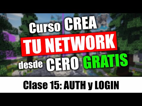 ✅CÓMO PONER LOGIN y AUTH en tu NETWORK | Clase 15 | Curso Cómo Crear una Network de Minecraft Gratis