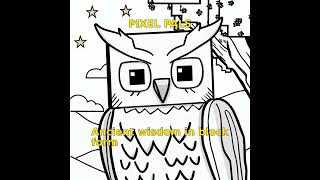 Ancient wisdom in block form | Pixel Pals Voxel Coloring Book #Shorts