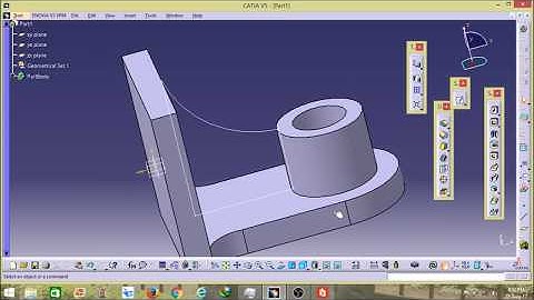 Catia V5 : Bearing Bracket Tutorial Part 1