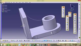 Catia V5 : Bearing Bracket Tutorial Part 1