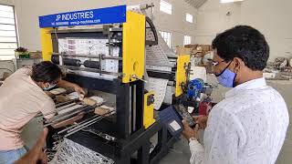 paper cup raw material making machine install in Hyderabad by JP INDUSTRIES call inq +91 9727510387