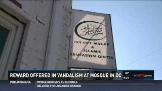 Video: CAIR Offers Reward for Info on 2nd Vandalism Targeting D.C. Mosque in One Week