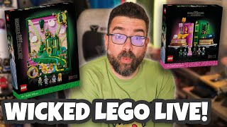 Starting the LEGO Wicked Bookends! Elphaba vs Glinda - Which Side First?