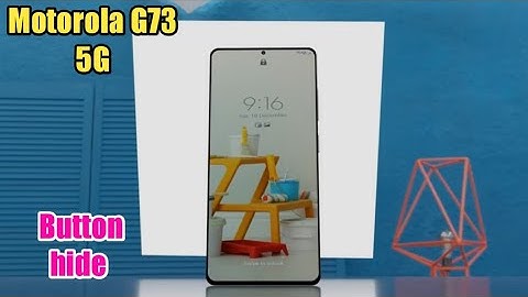 Back Button Setting In Motorola G73 5G, How To Hide Back Button In Motorola G73 5G,