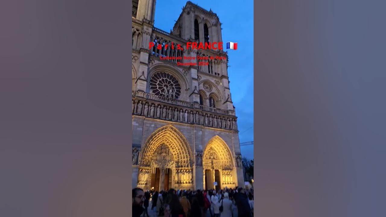 Paris, FRANCE 🇨🇵Cathédrale NotreDame de Paris. December 2024. Re