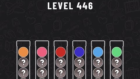 Ball Sort Puzzle Level 446 #ballsortpuzzle #ballsortpuzzlegameplay #puzzlegame #mobilegames