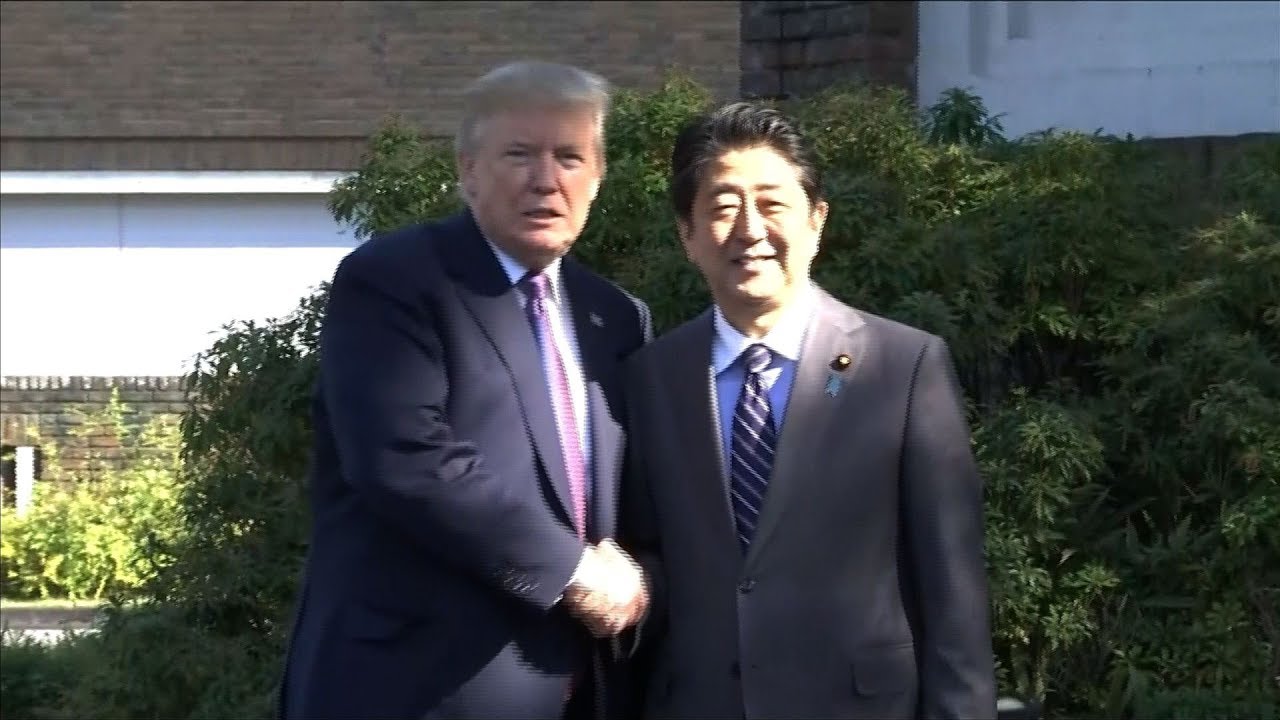 Trump meets Abe, focusing on regional security and bilateral FTA