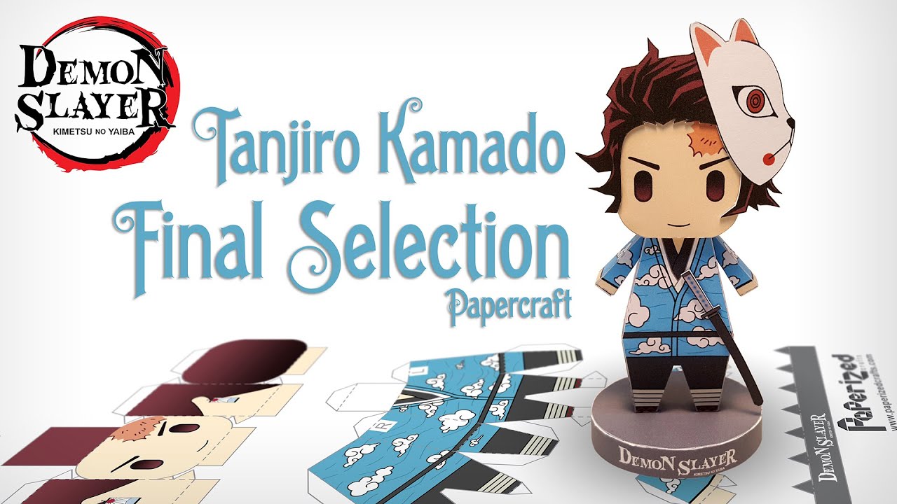 Demon Slayer: Tanjiro Kamado Paperized  Paper toys, Anime crafts, Anime  paper