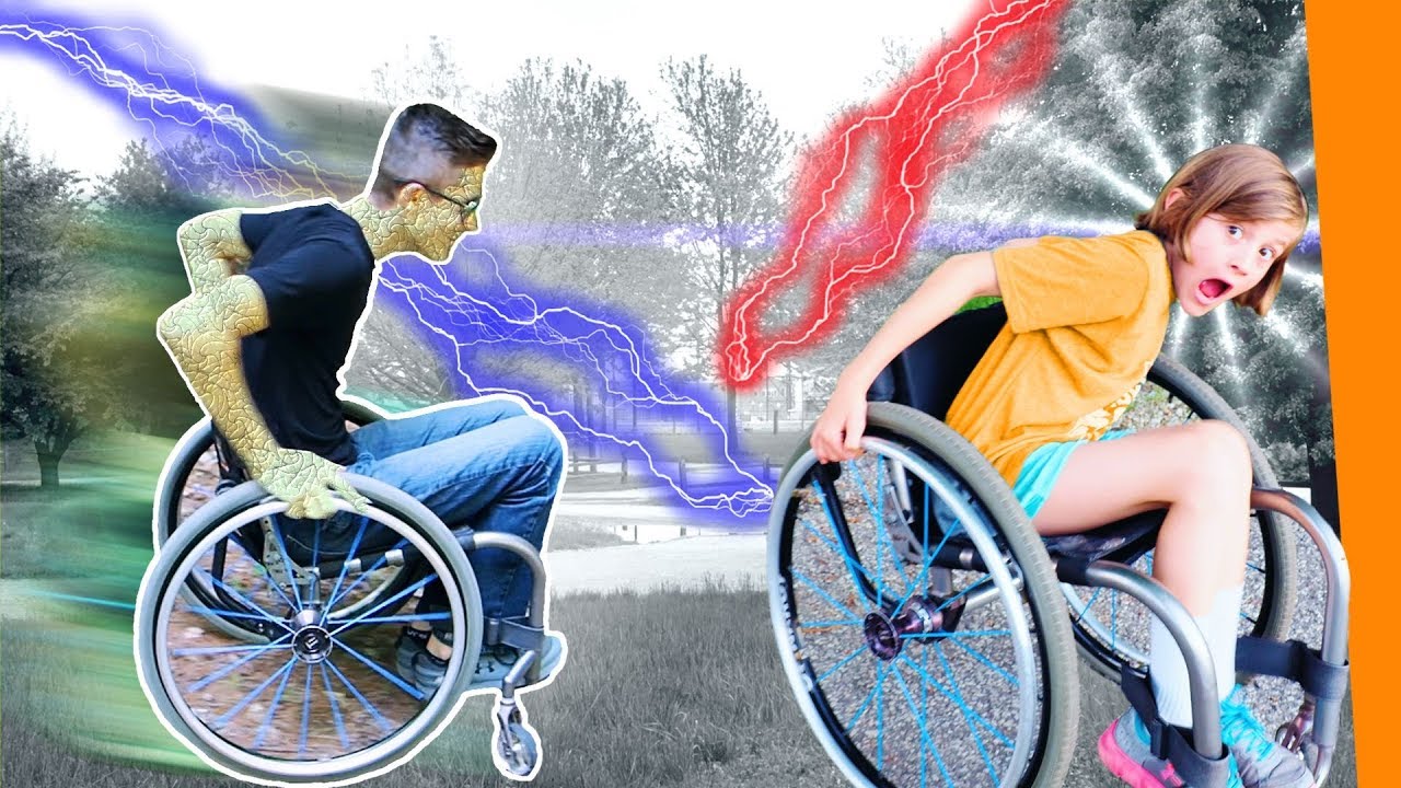 WHEELCHAIR Zombie Infection Tag in the Woods CHALLENGE Family Fun