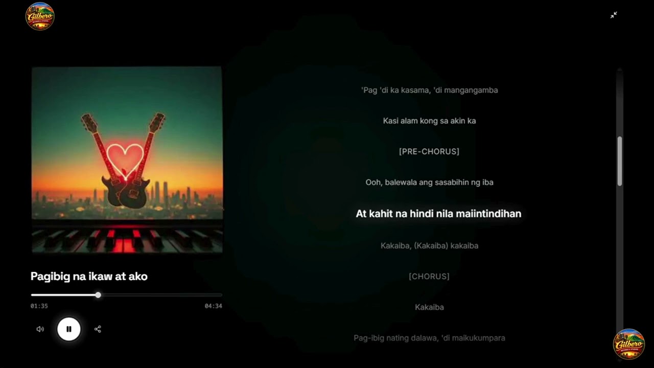 Pag-ibig na Ikaw at Ako | Cover by Gilbero Records & Studio