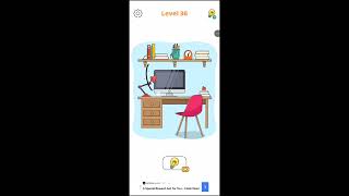 Draw one miss part brain game level 36 walkthrough solution screenshot 1