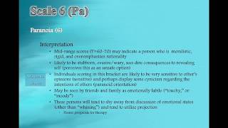 MMPI 2 Clinical Scales