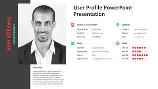 User Profile PowerPoint Presentation | Kridha Graphics
