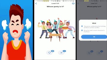 Easy Game Level 101: Whose party is it?