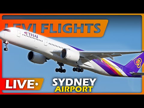 🔴 LIVE Sydney Airport - Plane Spotting | STRONG WINDS!
