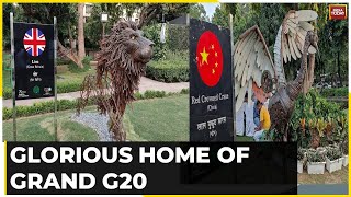 Watch: Delhi's G20-Themed Park Features Metal Scrap Sculptures Of Birds, Animals Of Other Countries