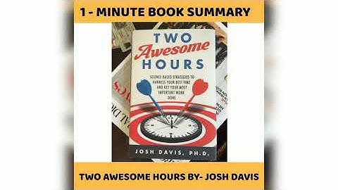 Two Awesome Hours BY- Josh Davis