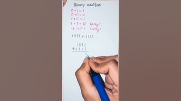 binary numbers #maths #binary #mca #shorts