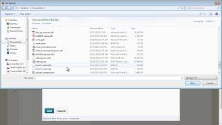 Uploading Files in Desire2Learn 10.2