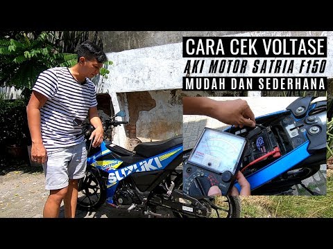 Ganti Aki Motor Satria FU , Merk JAP Garansi 1 Tahun?? | Aki Premium. 