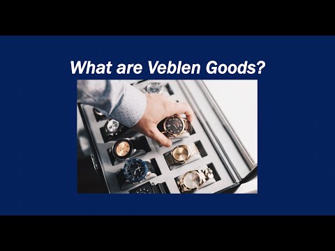 Video: Apa itu veblen good?