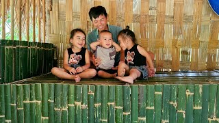 Family Life  Ninh's Process of Making Bamboo Beds for Children/Family HappinessLe Thi Hon
