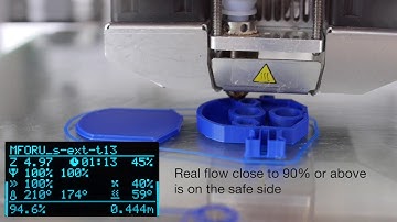 Ultimaker flow sensor - first layer check