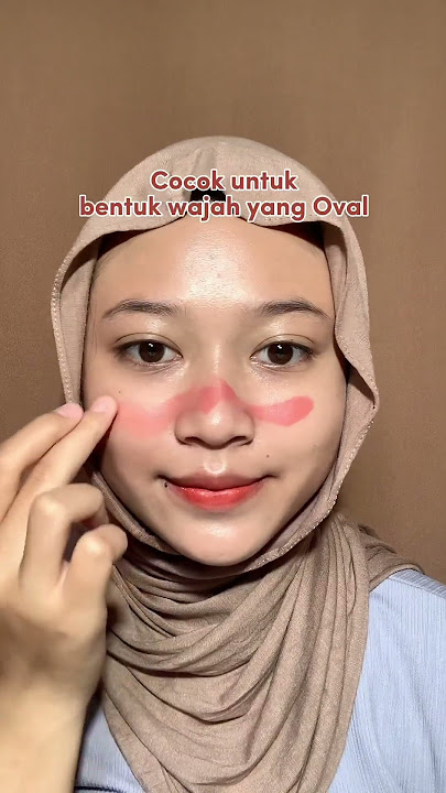 3 cara pake blush on sesuai bentuk wajah#blushon #makeup #tutorial #shortsviral #trending