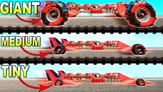 CENTRIFUGE RACE: Small Wheels, Medium Wheels, Giant Wheels! - Trailmakers Multiplayer