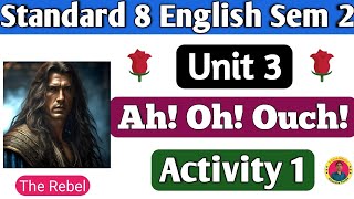 Std 8 English Sem 2 Unit 3 Ahohouch Activity 1