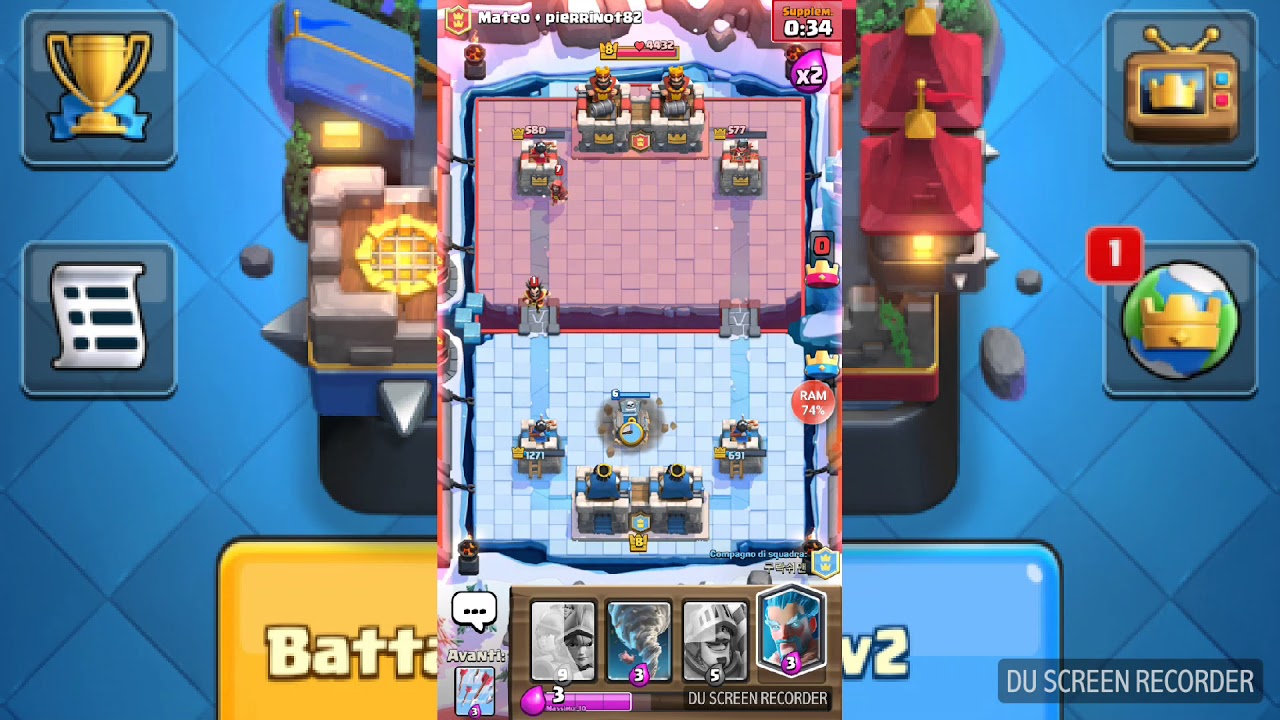 Partita su clash royale - YouTube