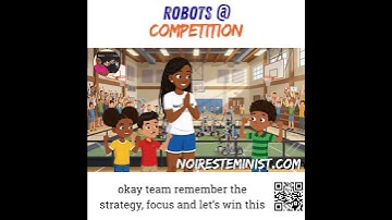 👩🏽‍💻AI Avatar Robotics Engineer: Robots at Competition #NoireSTEMinist #Robots  #EngineerProfessor