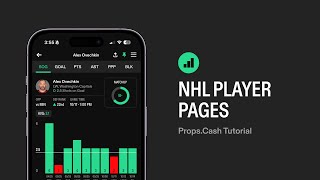 Props.Cash 2025 App Update Tutorial: NHL Player Pages screenshot 2