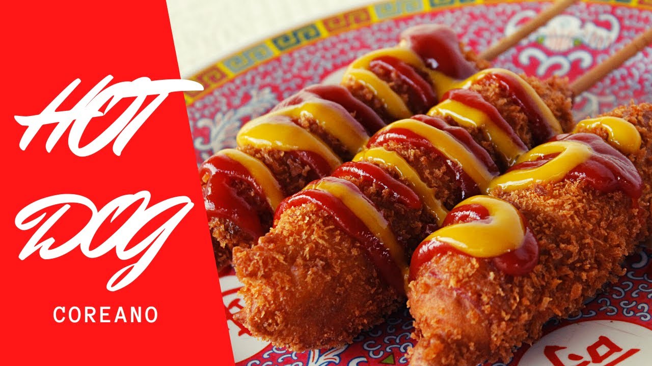 Aprenda a fazer o hot-dog coreano