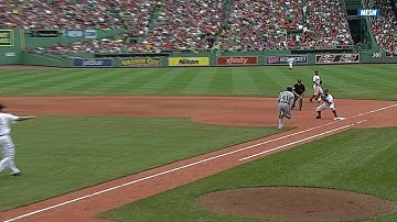 DET@BOS: Red Sox get the out on batter interference