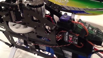 Trex 700E DFC HV setup.