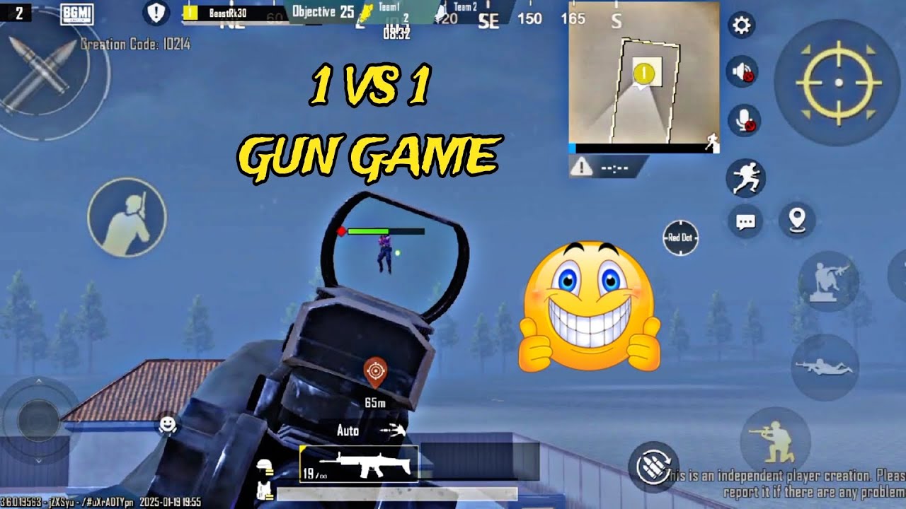1 VS 1 GUN GAME 😱 | INTENSE BGMI GAMEPLAY | WOW MODE GAMEPLAY - YouTube