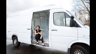 Woman Quits Expensive Rents To Live In A Van