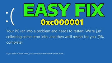 (2025) Fix Stop Code 0xc000001 Fix Windows 11 Your PC Couldn