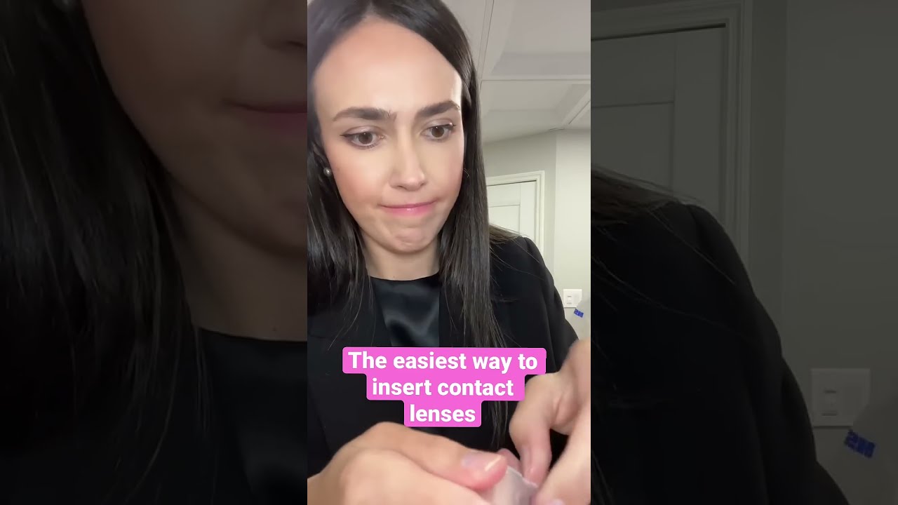 The Easiest Way To Insert Contact Lenses Insertion Tutorial Shorts Eyehealth