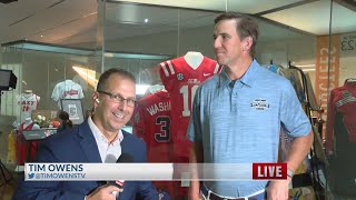 Eli Manning at the Louisiana Sports Hall of Fame