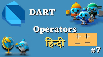 Dart Increment and Decrement Operators | dart programming language | dart hindi tutorial | #7