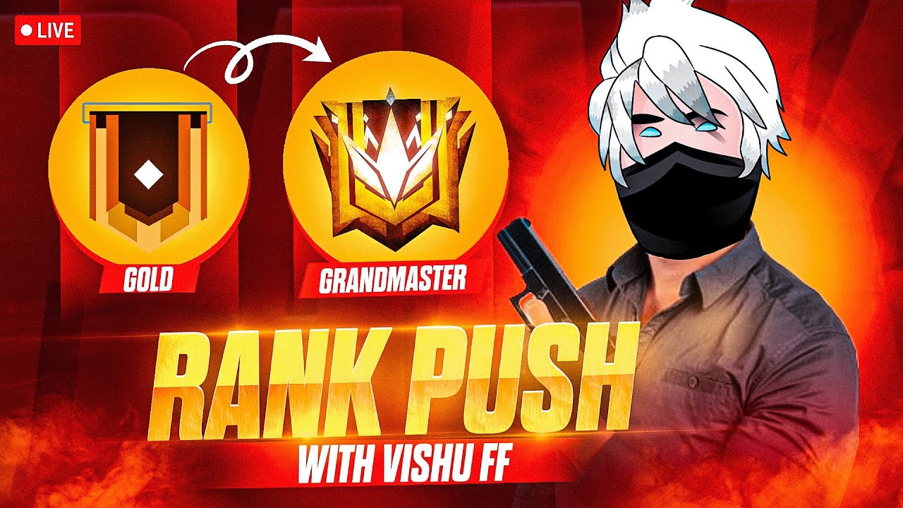 PUSH TO TOP 1 REGION NEW BR - RANKED SEASON 🔥🥷|| FREE FIRE BY V1SHU FF ...
