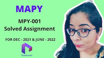 MPY 001 Solved Assignment|| DEC-2021 & JUN-2022 || DalalTechnologies