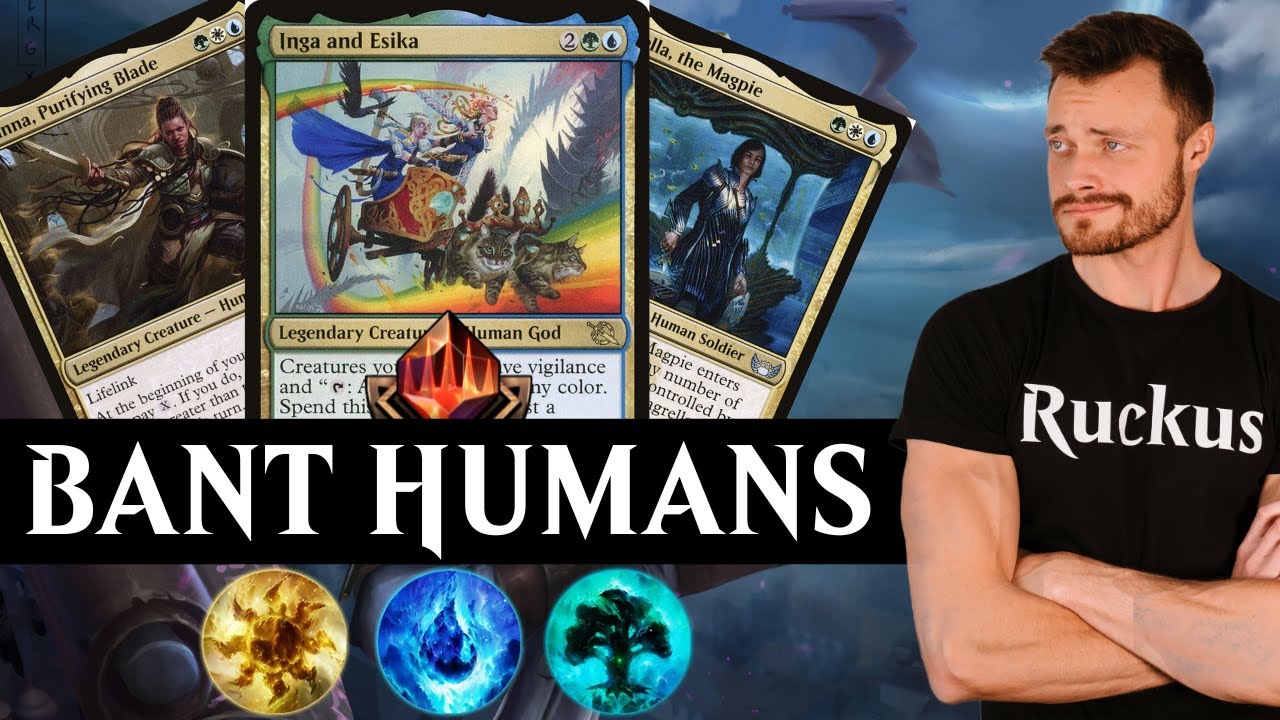 ☀️💧🌳 TOP #1200 MYTHIC | Bant Humans | MAT Aftermath Standard | MTG ...