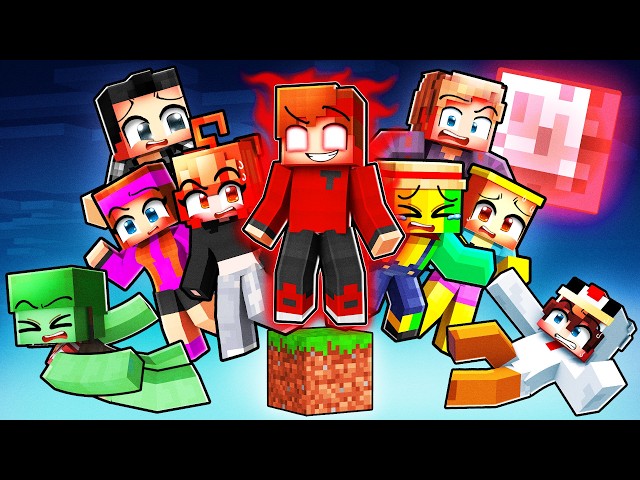 J'ai enfermé 10 YouTubeurs dans un bloc possédé sur Minecraft  !
